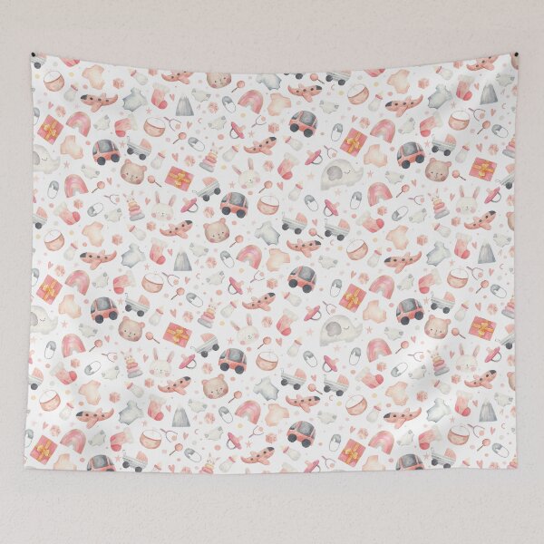 Item preview, childish toys seasmless pattern designed and sold by the-myro.