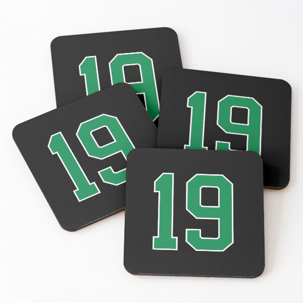 Item preview, 19 number, green lucky sports nineteen designed and sold by ArtIsParty.