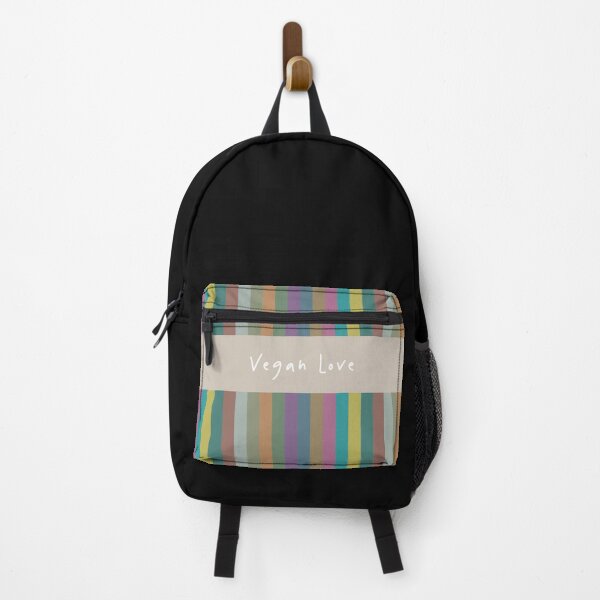 Item preview, vegan love color stripes_c1 designed and sold by Mimi Huang.