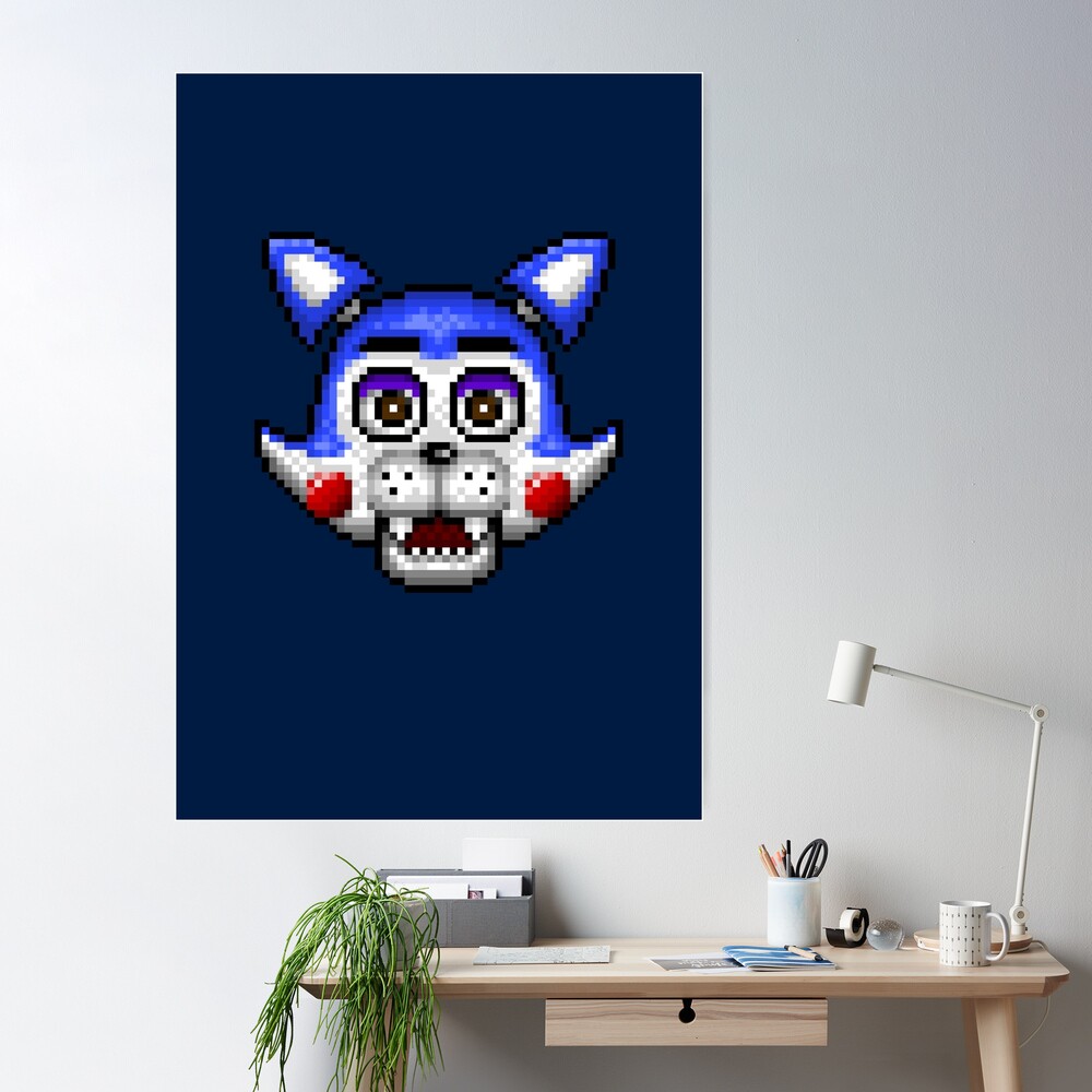 Five Nights At Candy's-pixel Art-candy The Cat Outdoor Hiking