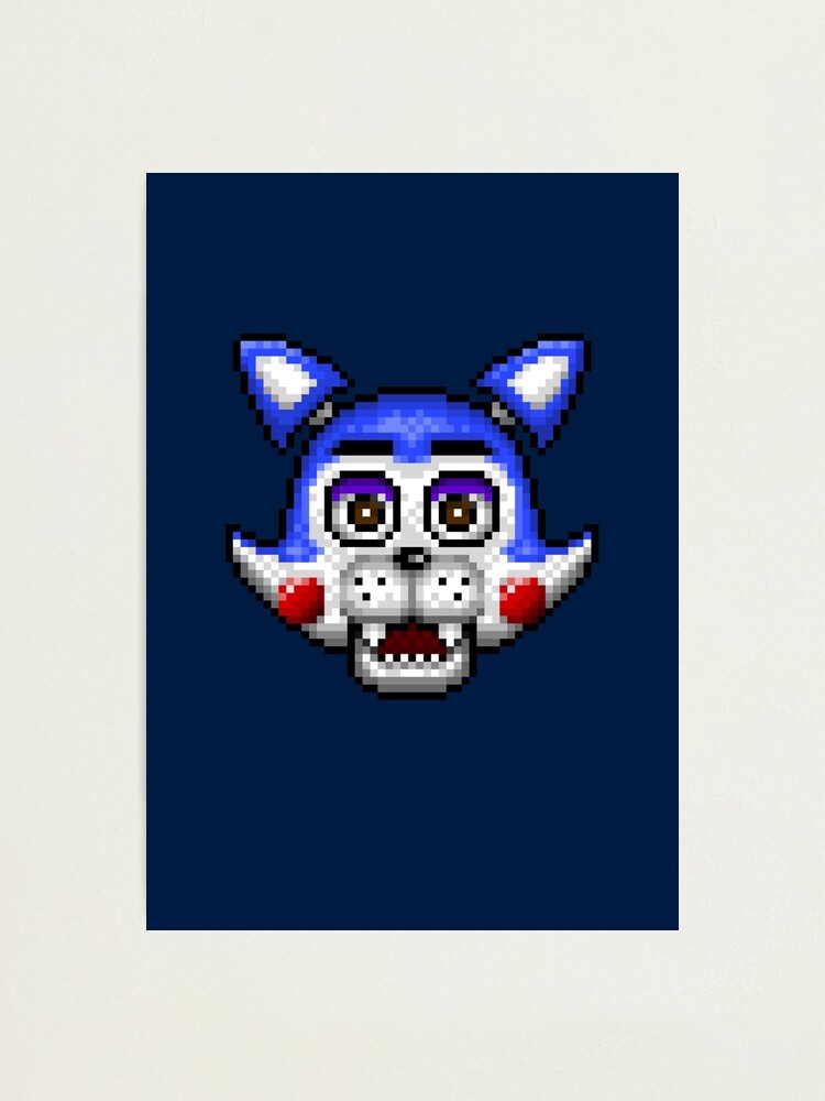 Five Nights At Candy'S-Pixel Art-Candy The Cat Pillow Case Printed