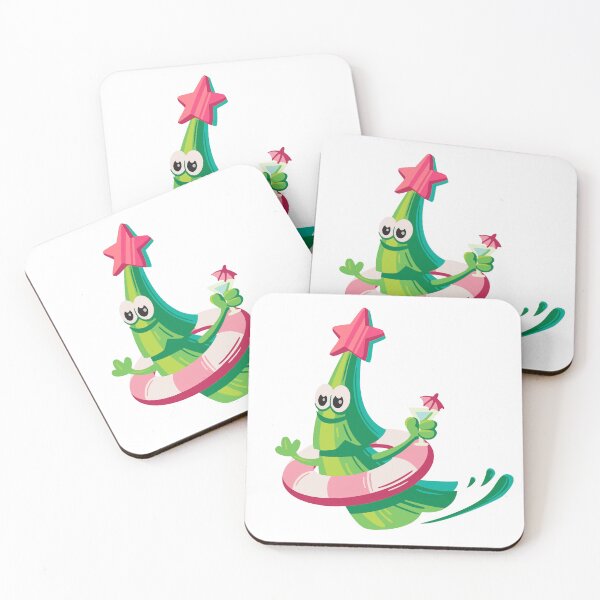 Item preview, Merry Christmas in July Summer \ Fir-tree on vacation  designed and sold by AnnaRuz.