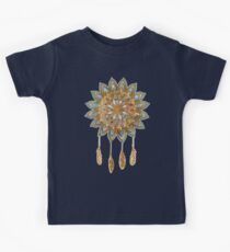Camiseta para niños Golden Dreams Dreamcatcher
