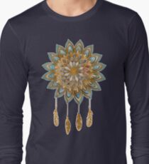 Golden Dreams Dreamcatcher Long Sleeve T-Shirt
