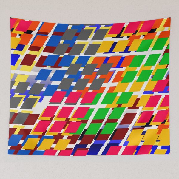 Item preview, colorful cube pattern designed and sold by FADYMAG.