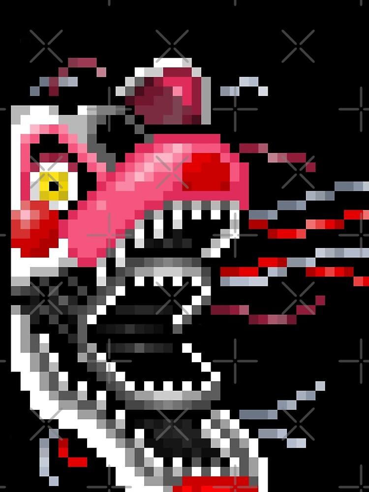 Five Nights At Freddys 2 Pixel Art Mangle Ceiling T Shirt By