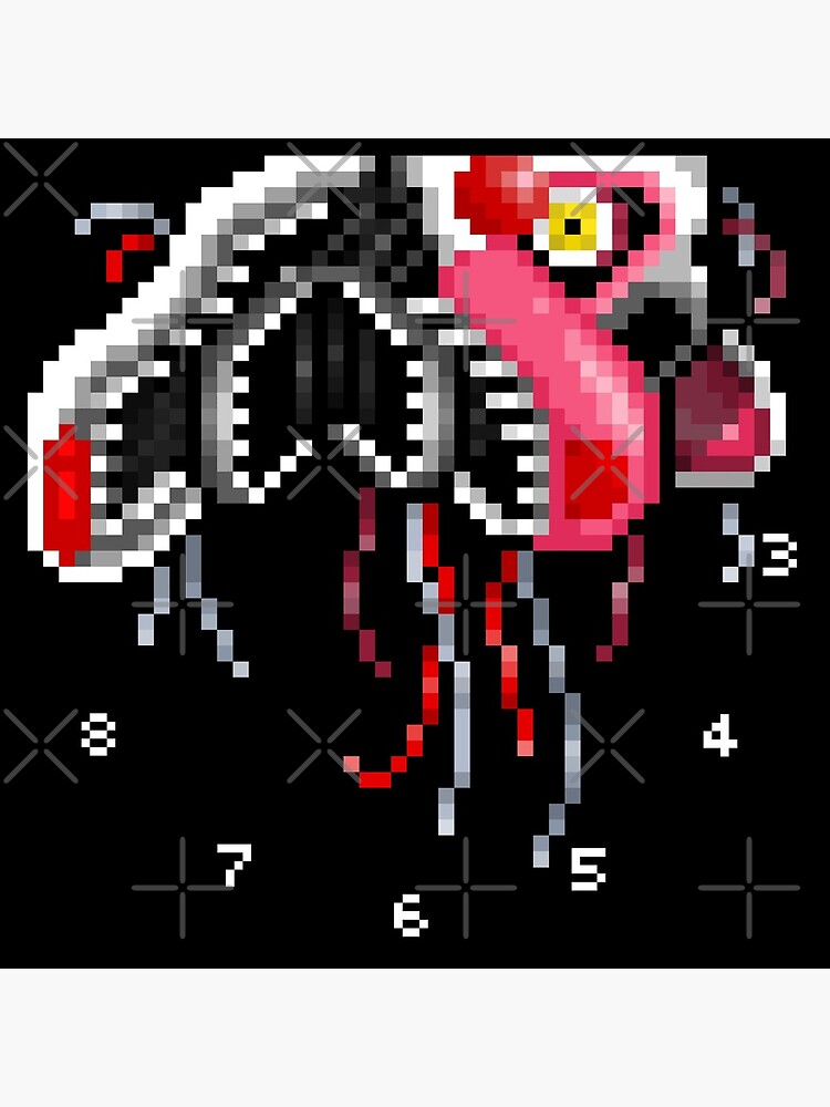Five Nights at Freddy's - Pixel art - Ceiling Mangle Clock sold by ...