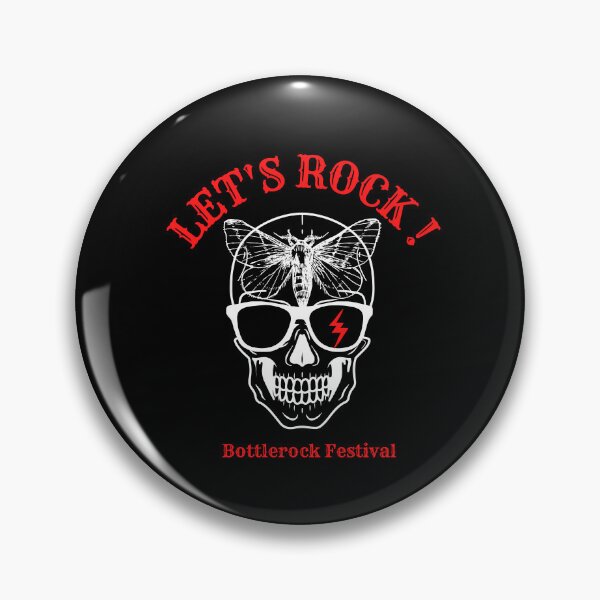 Item preview,  LET'S ROCK !Bottlerock Festival Napa Valley black designed and sold by KS-Y.