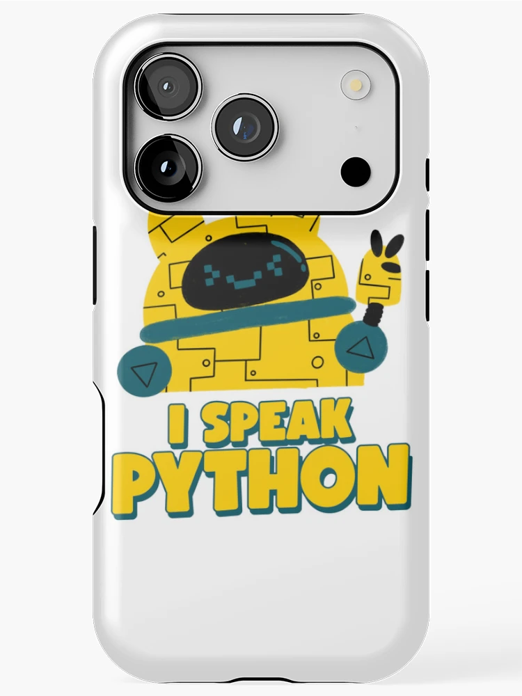 Aperçu 1 sur 4. Coque iPhone avec l'œuvre Je parle Python - Data Science Machine Learning créée et vendue par deffro.
