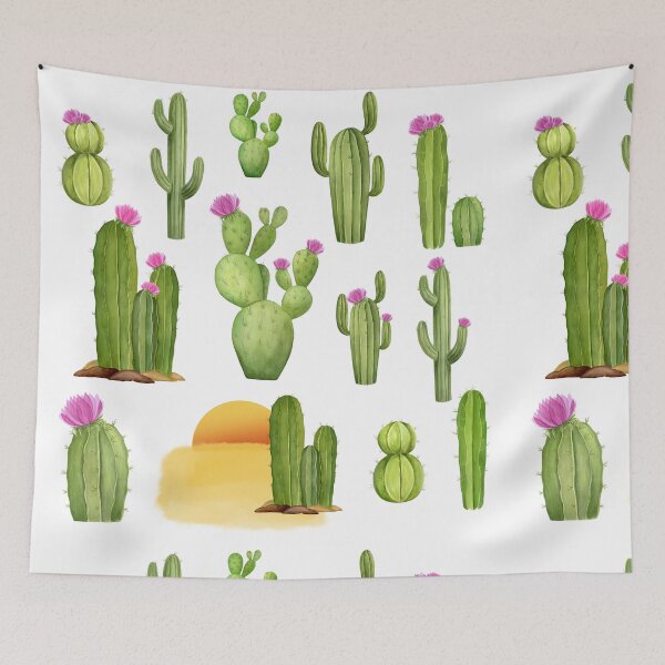 Item preview,  cacti, cactus, succulents, flowering cacti designed and sold by AnaGuziiArt.