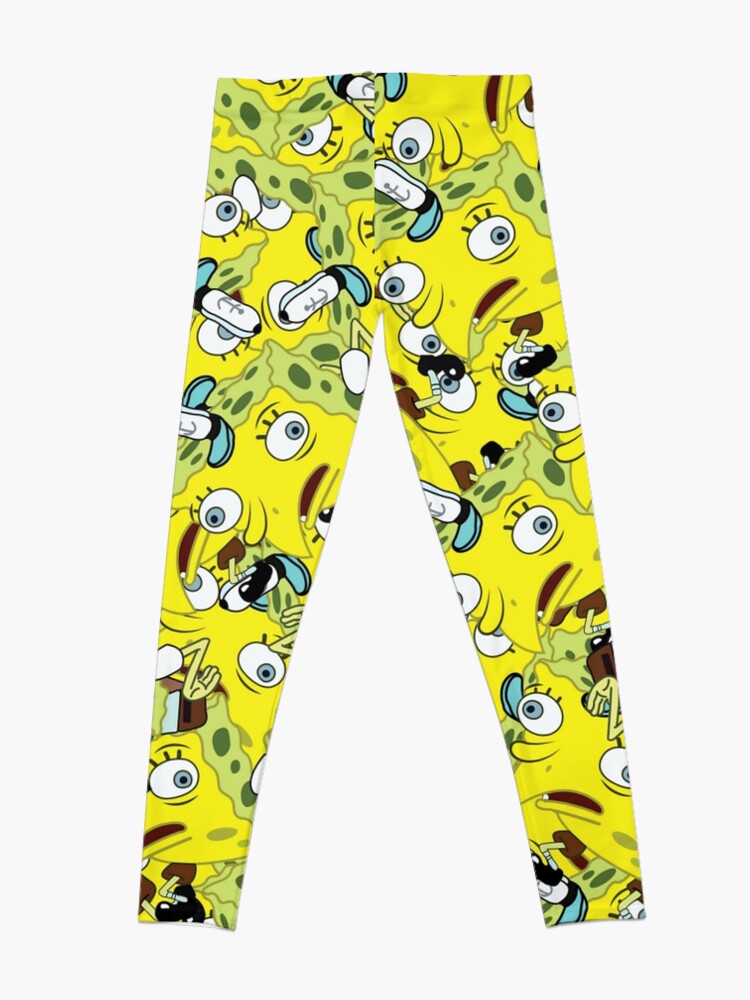 "Mocking SpongeBob Bird Meme" Leggings by kixlepixel | Redbubble