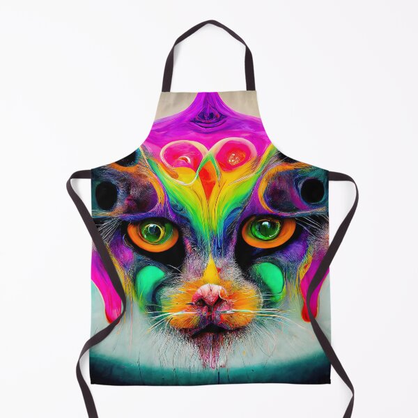 Item preview, Psychedelic Cat designed and sold by AM FineArtPrints.