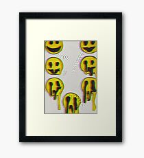 Trippy Smiles Framed Print