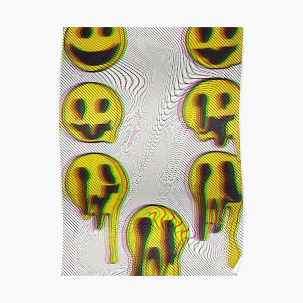 Trippy Smiles Poster
