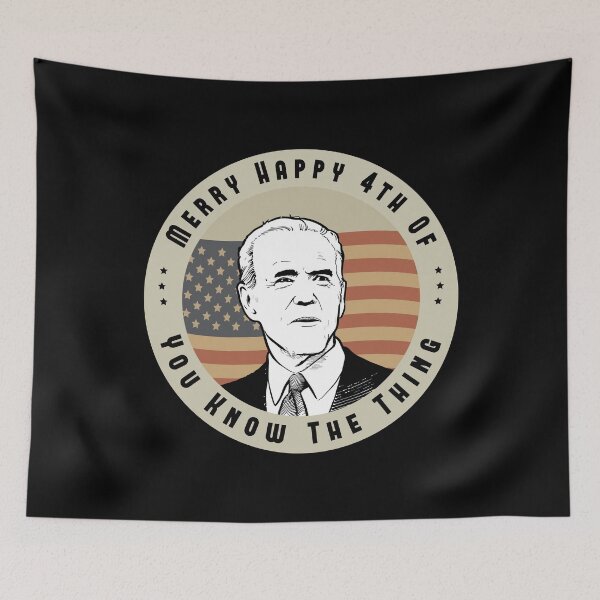 Item preview, Merry Happy 4th Of You Know The Thing Funny Biden Confused designed and sold by Tatus Brinal.