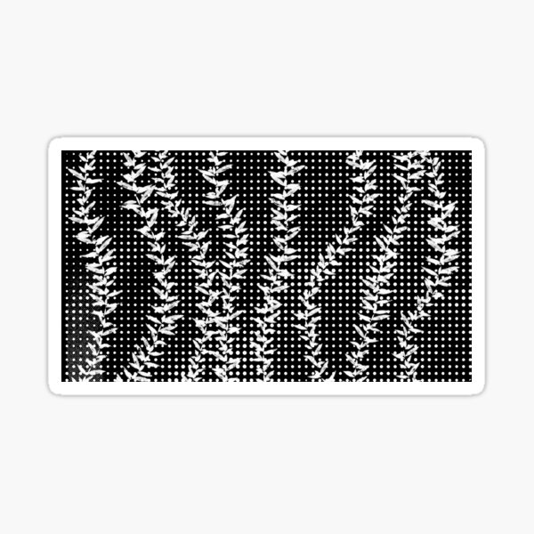 "Black and White vines" Sticker for Sale by Warbond Redbubble