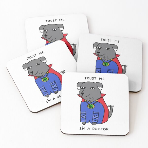 Item preview, Trust Me Im A Dogtor Funny Dog Meme designed and sold by synergyone1.