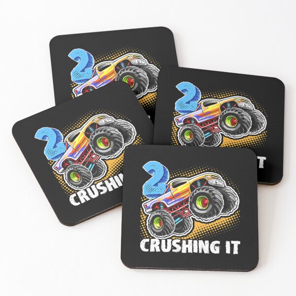Item preview, 2 Crushing It Monster Truck 2nd Birthday designed and sold by MalloWilli.