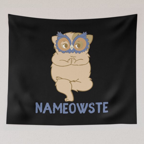 Item preview, Nameowste - Funny Cat Picture of a Yoga Cat Pose designed and sold by FunnyCatsFam.