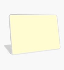 Pastell-Zitronengelb blasse weiche Meringe-Gelb-Volltonfarbe Laptop Folie