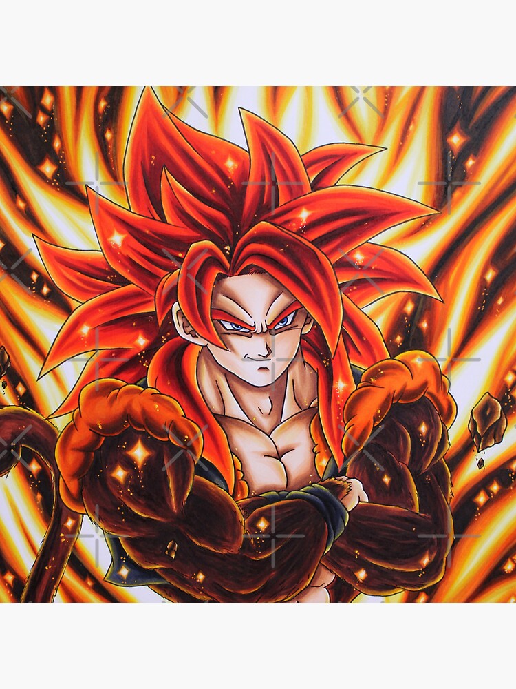 gogeta ssj4 Poster by Edgar Tordera