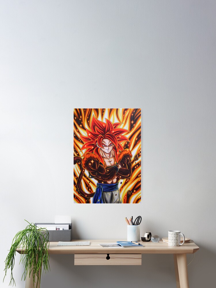 gogeta ssj4 Poster by Edgar Tordera