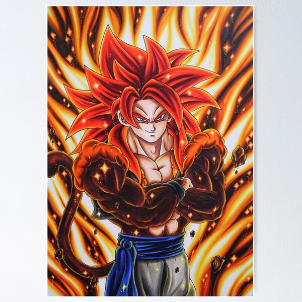 Kakarotto, Goku Super Saiyajin 4 dessin