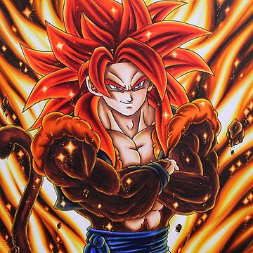 Gogeta SSJ4 Poster for Sale by jixelpatterns