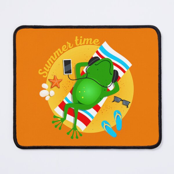 Item preview, Frog At The Beach. Summer Time designed and sold by natysik111188.