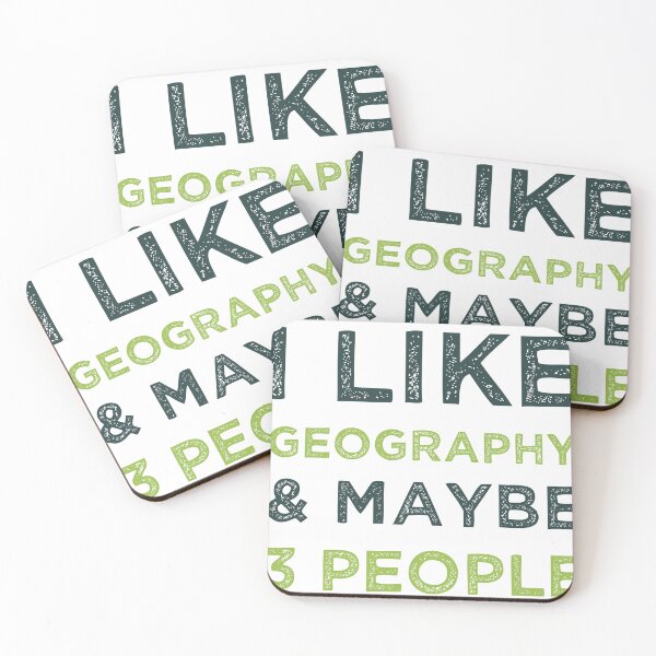 Item preview, I Like Geography And Maybe 3 People Funny Geography Student designed and sold by medbdj.