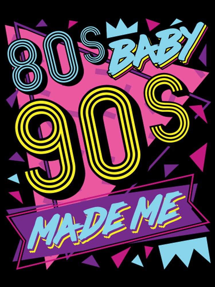 Retro Vintage 80'S Baby 90'S Made Me Nostalgia Classic T-Shirt – Teezou  Store