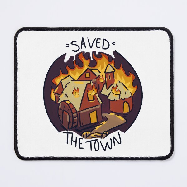 Item preview, D&D Burned Down the Town designed and sold by ManuCalsen.