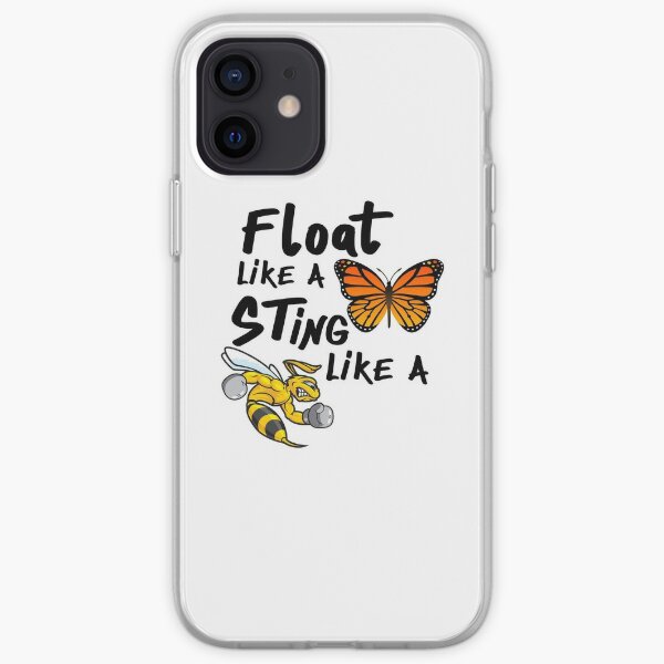 Float Like A Butterfly Sting Like A Bee Iphone Case Cover By Elwafttos Redbubble