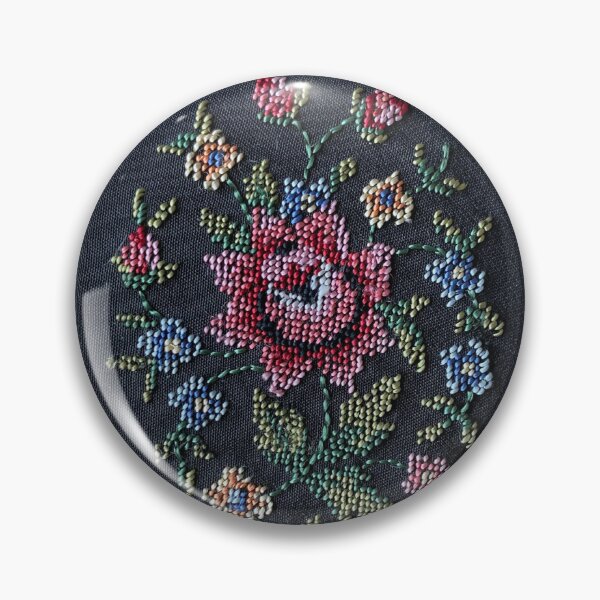 Item preview, Petit Point Rose designed and sold by boomantique.