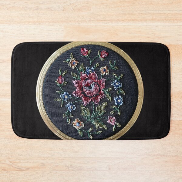 Item preview, Petit Point Rose designed and sold by boomantique.