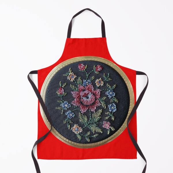 Item preview, Petit Point Rose designed and sold by boomantique.