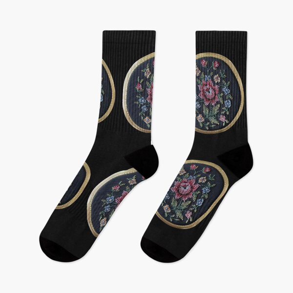Item preview, Petit Point Rose designed and sold by boomantique.