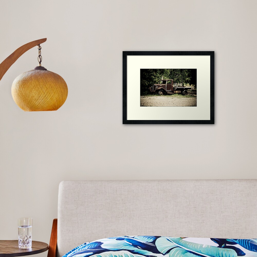 Keep on Trucking Framed Art Print