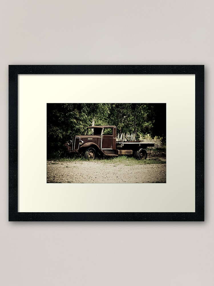 Alternate view of Keep on Trucking Framed Art Print