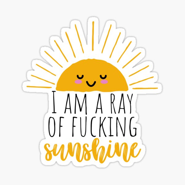 Ray Of Sunshine Stickers for Sale