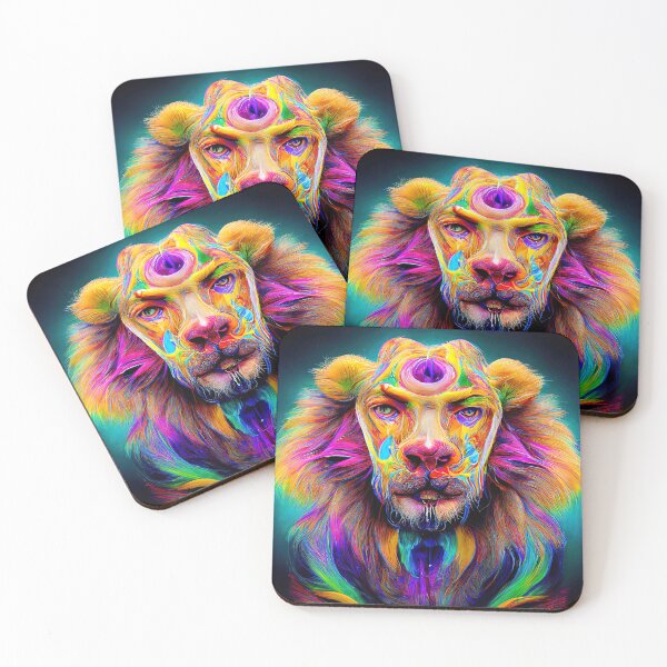 Item preview, Psychedelic Lion designed and sold by AM FineArtPrints.