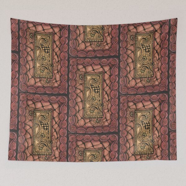 Item preview, Flowers on Cobblestone (vertical) designed and sold by ACarlo.