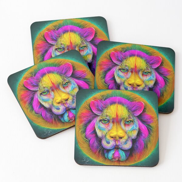 Item preview, Psychedelic Lion designed and sold by AM FineArtPrints.