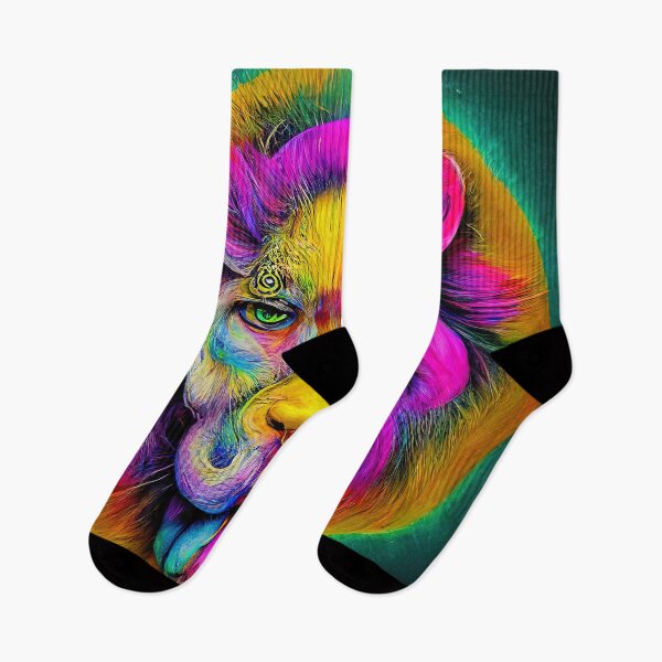 Item preview, Psychedelic Lion designed and sold by AM FineArtPrints.