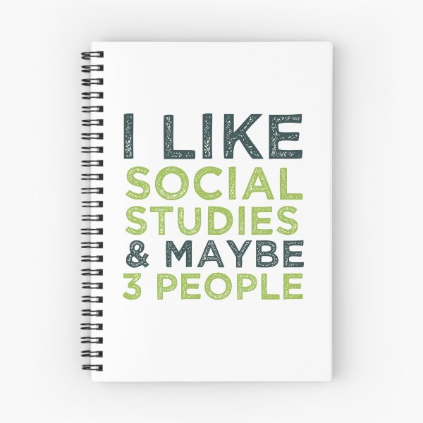 Item preview, I Like Social Studies And Maybe 3 People  designed and sold by medbdj.