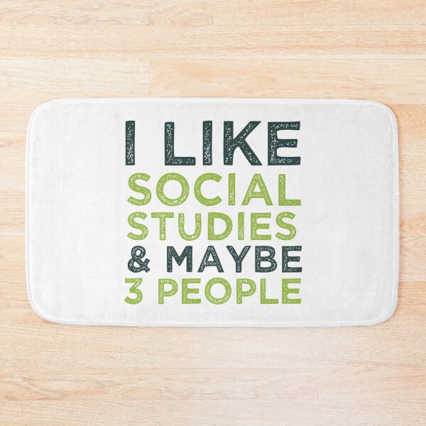 Item preview, I Like Social Studies And Maybe 3 People  designed and sold by medbdj.