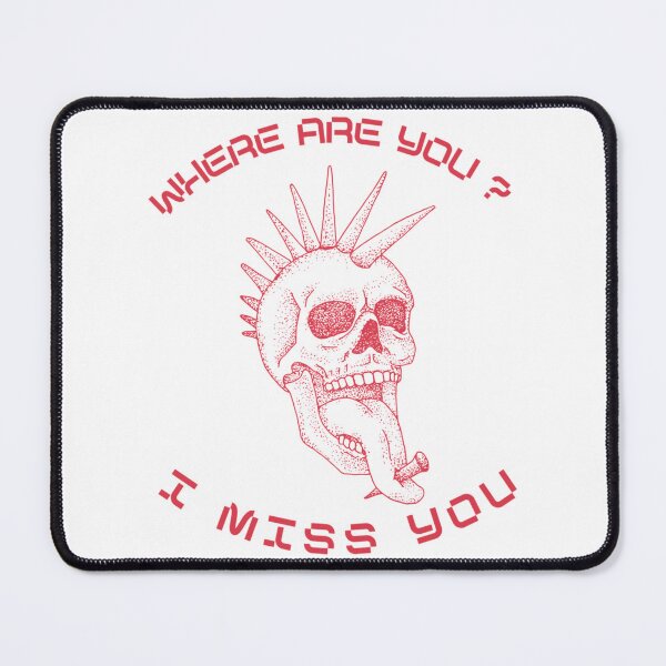 Item preview, Skull Where are you Rock B-182  Redbubble    designed and sold by RivieraDesigner.
