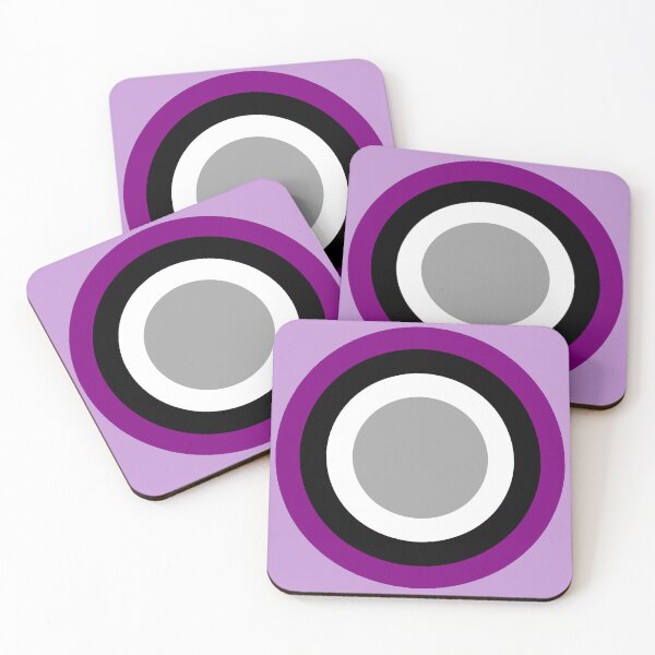 Item preview, Asexual Pride Flag Circle designed and sold by kiippers.
