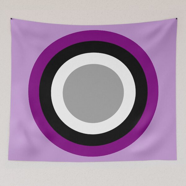 Item preview, Asexual Pride Flag Circle designed and sold by kiippers.