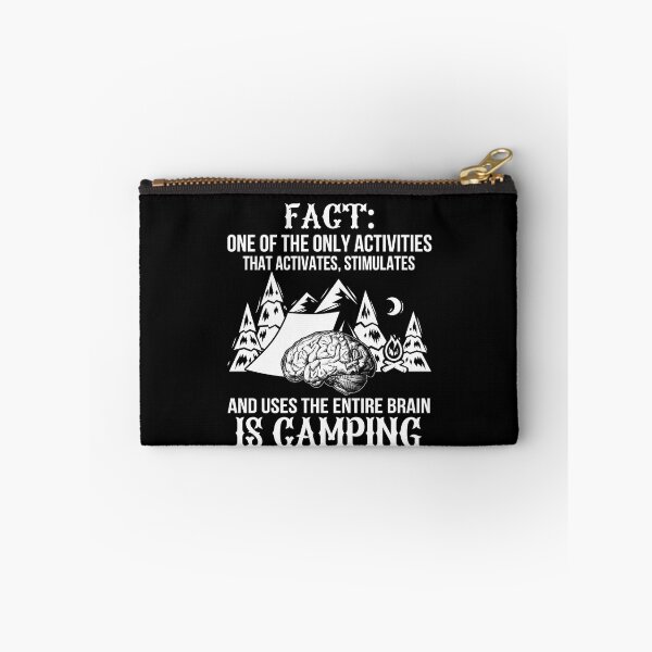 Item preview, Fact: One Of The Activities That Activates, Stimulates And Uses The Entire Brain Is Camping designed and sold by GoldenBuffalo79.